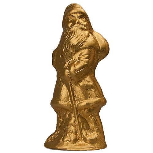 Weihnachtsmann aus Schokolade gold 70 g