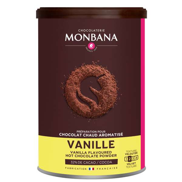 Monbana Trinkschokolade Vanille Dose 250 g
