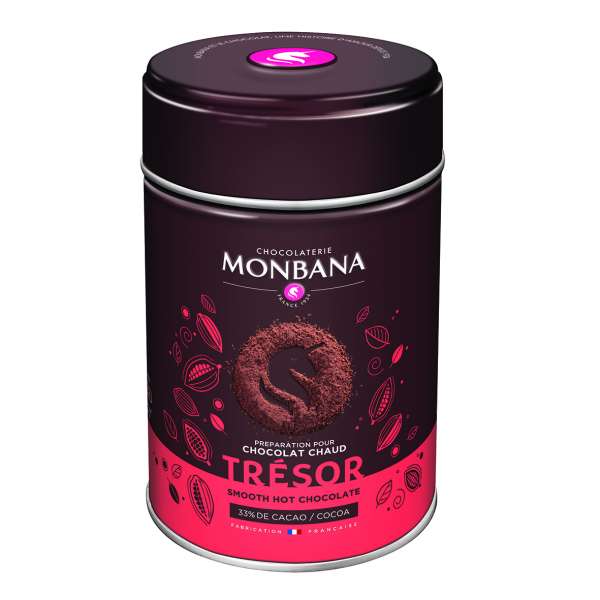 Monbana Trinkschokolade Tresor de Chocolat Dose 250 g