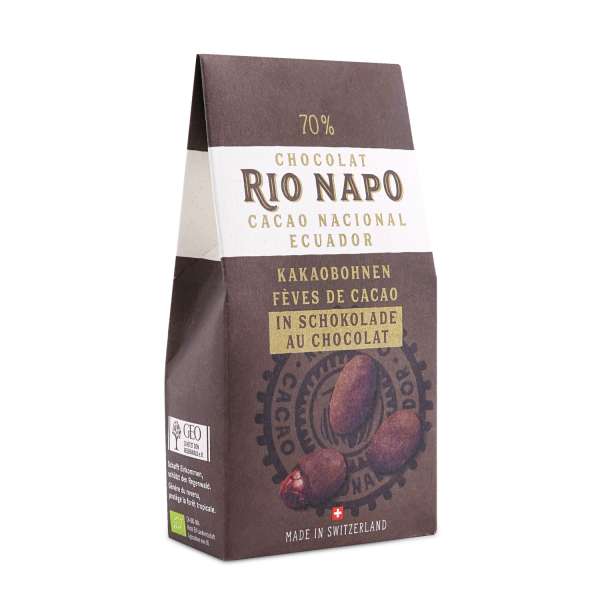 Rio Napo Bio Kakaobohnen in Schokolade 80 g