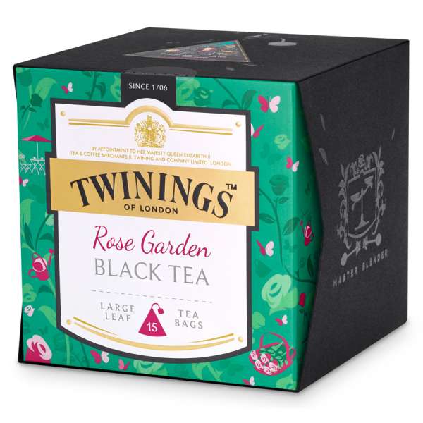 Twinings Platinum Rose Garden Black Tea 15 Teebeutel
