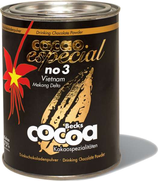 Becks Cocoa Trinkschokolade Cacao Especial No3 Vietnam 250 g