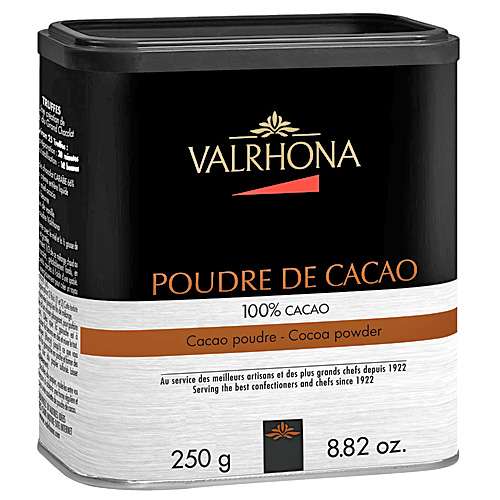 VALRHONA Poudre de Cacao Kakaopulver 100 % Kakao 250 g