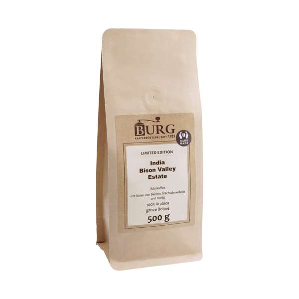 BURG Limited Edition – India Bison Valley Estate – 500 g Bohne Kaffee