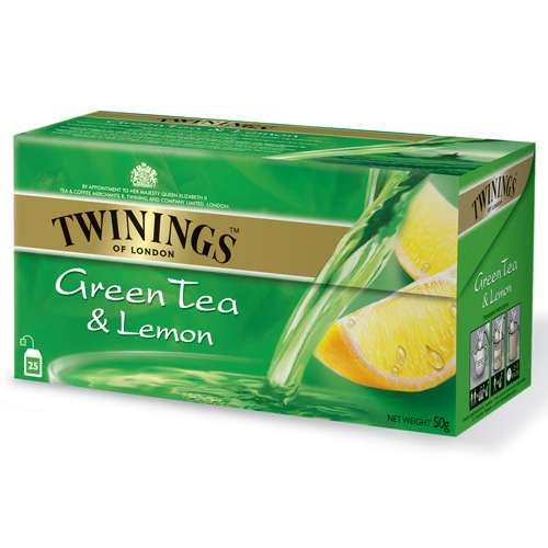 Twinings Grüner Tee & Zitrone 25 Teebeutel
