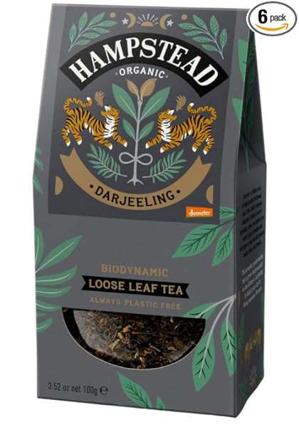HAMPSTEAD TEA Bio First Flush Darjeeling loser Tee 100 g